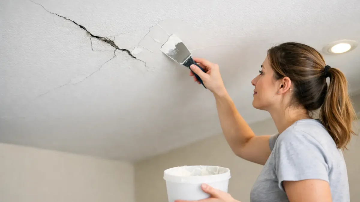 Ceiling Crack Repair: Fix or Refinish?