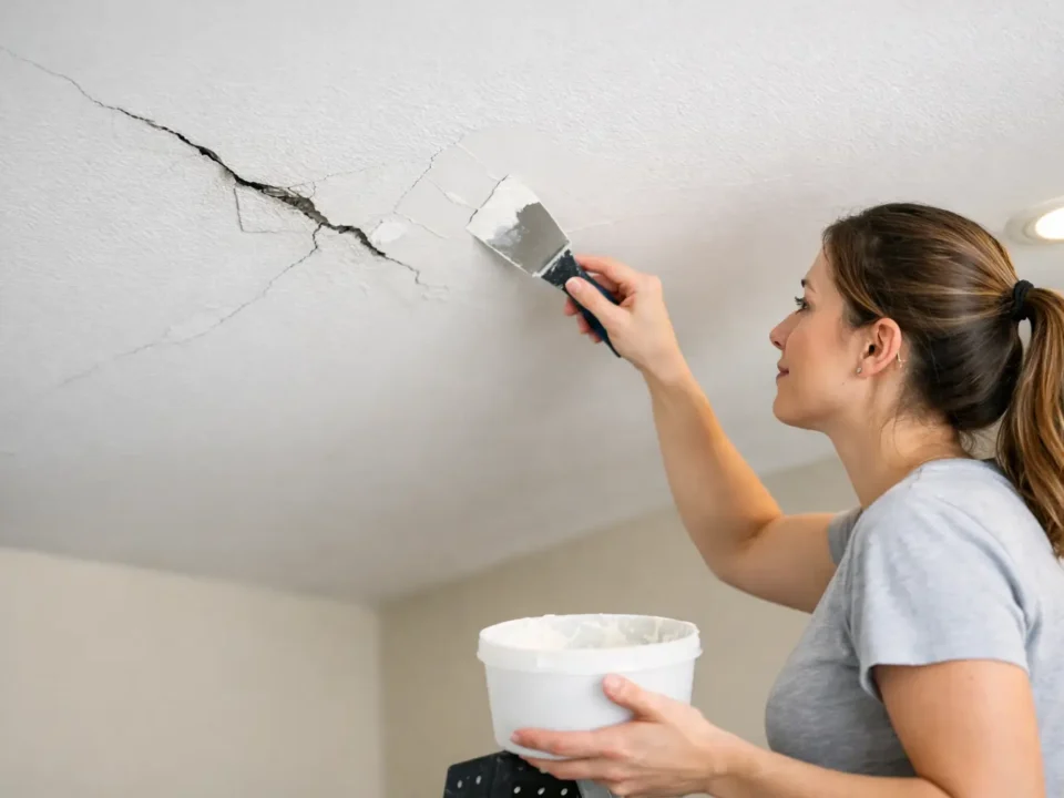 Ceiling Crack Repair: Fix or Refinish?