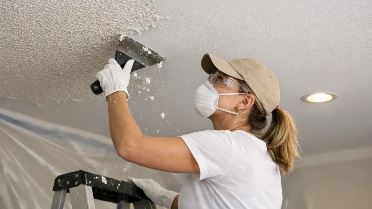 Ceiling Texture Removal Done Right