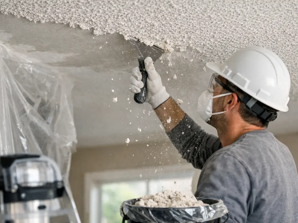 How to Remove Popcorn Ceiling Safely