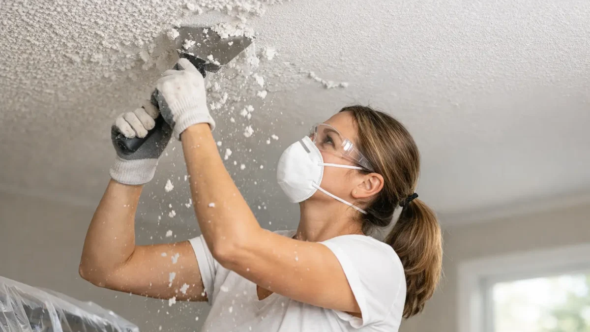 Popcorn Ceiling Removal Guide for Clean Results