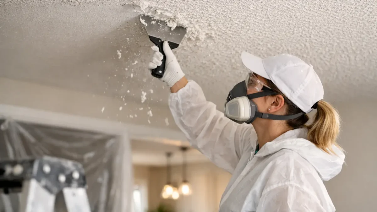 Popcorn Ceiling Removal St Catharines Done Right