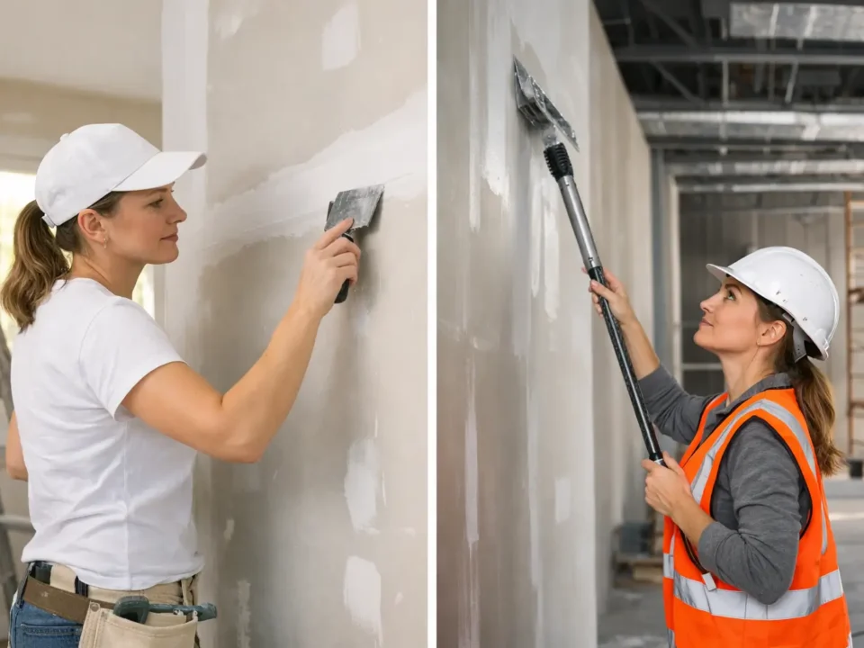 Residential vs Commercial Drywall Finishing