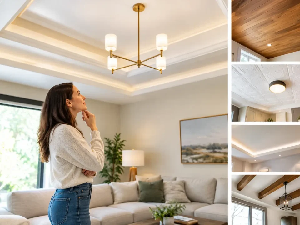 Best Ceiling Options for Dated Interiors